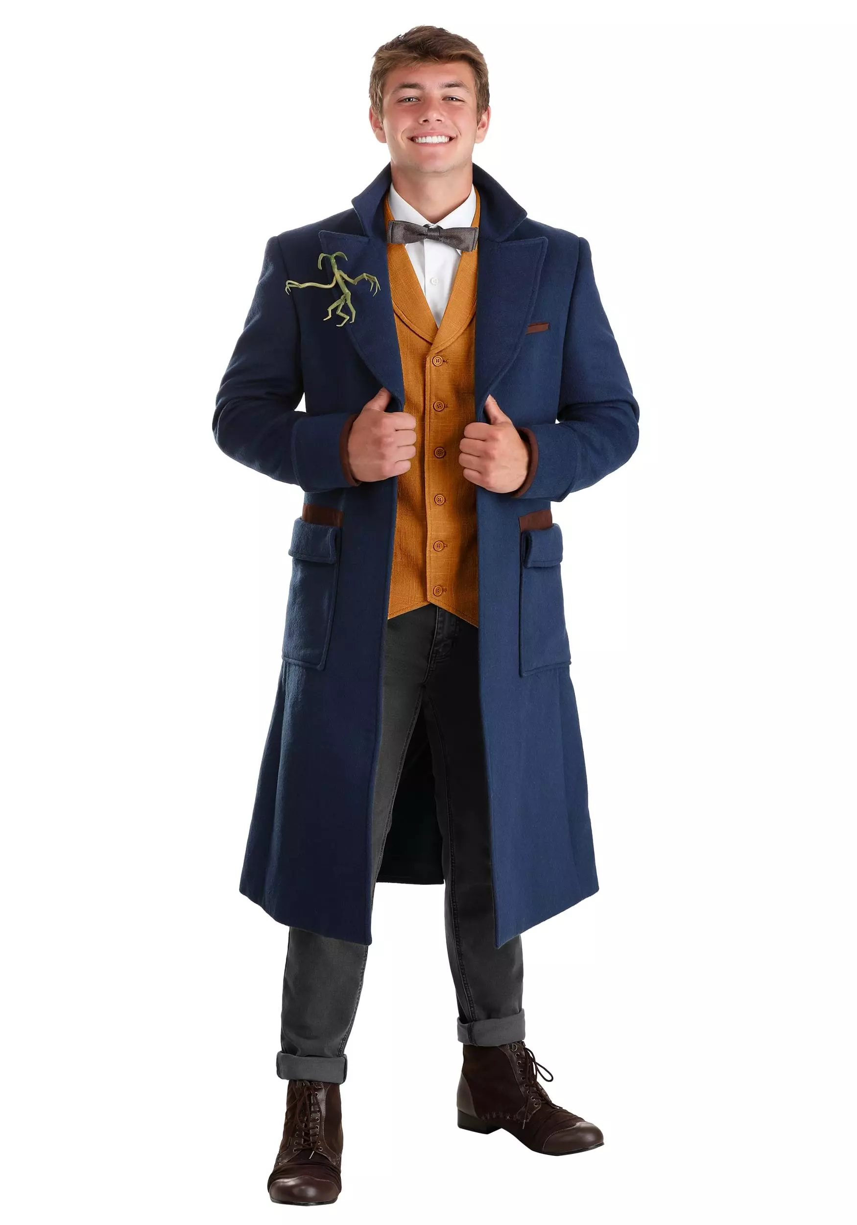 Haizhilan Garment CO., LTD Men's Newt Scamander Blue Jacket 4 Haizhilan Garment CO., LTD Men's Newt Scamander Blue Jacket - Image 4
