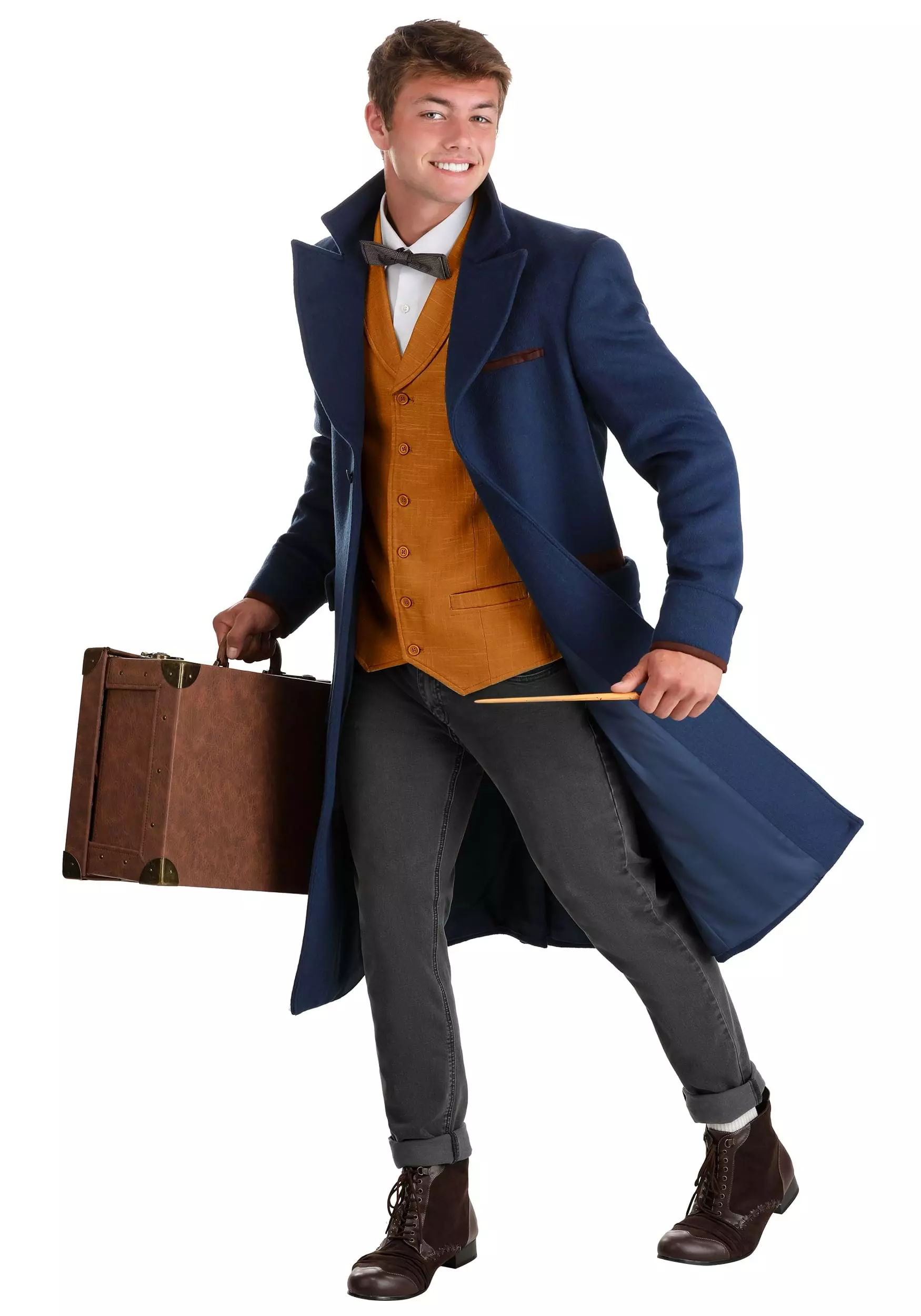 Haizhilan Garment CO., LTD Men's Newt Scamander Blue Jacket 5 Haizhilan Garment CO., LTD Men's Newt Scamander Blue Jacket - Image 5