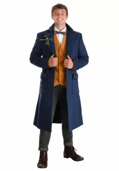 Haizhilan Garment CO., LTD Newt Scamander Vest And Tie For Men -Scary Costumes store newt scamander vest and tie alt 4