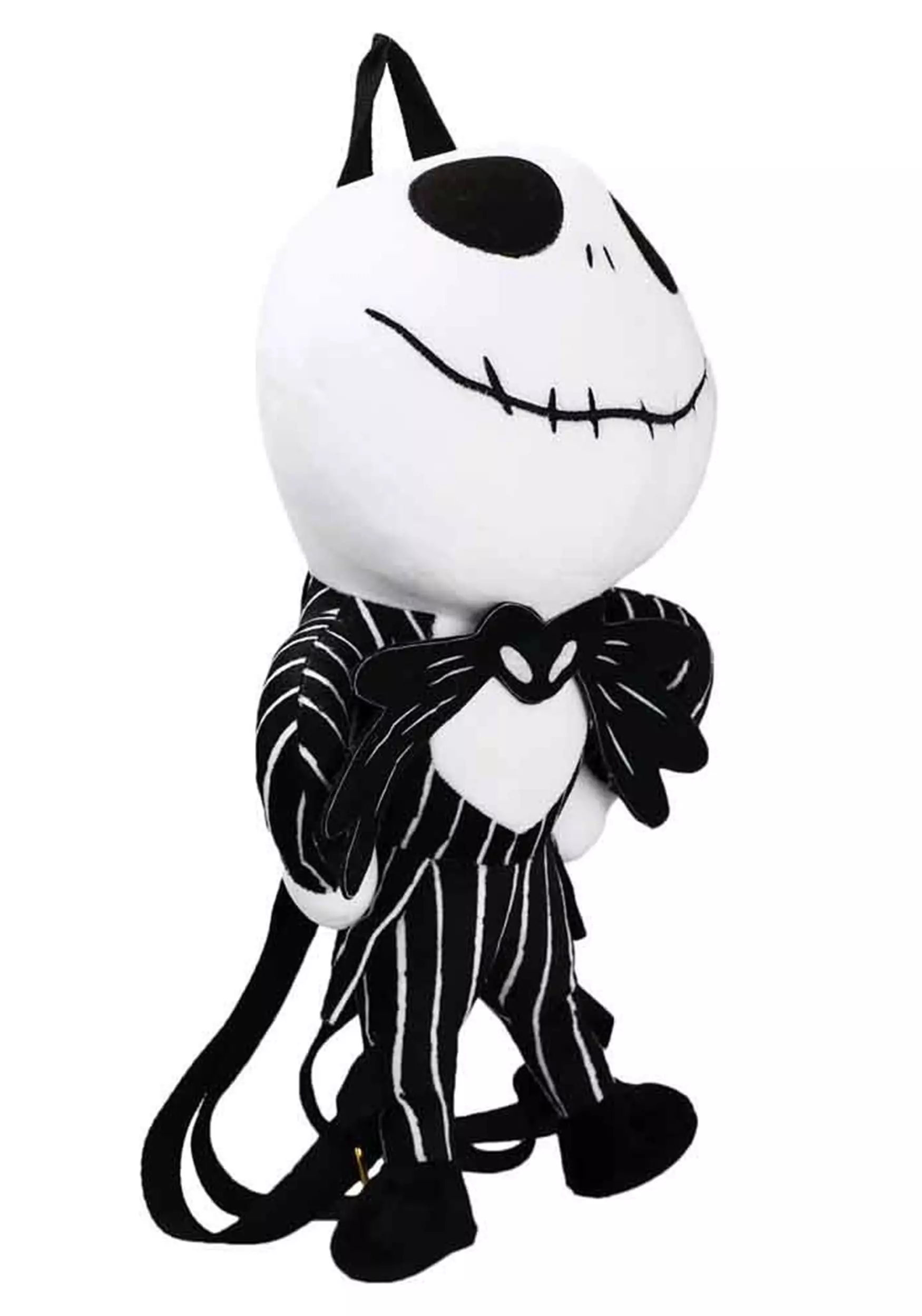 Bioworld Merchandising / Independent Sales Nightmare Before Christmas Jack Skellington Plush Mini Backpack 3 Bioworld Merchandising / Independent Sales Nightmare Before Christmas Jack Skellington Plush Mini Backpack - Image 3