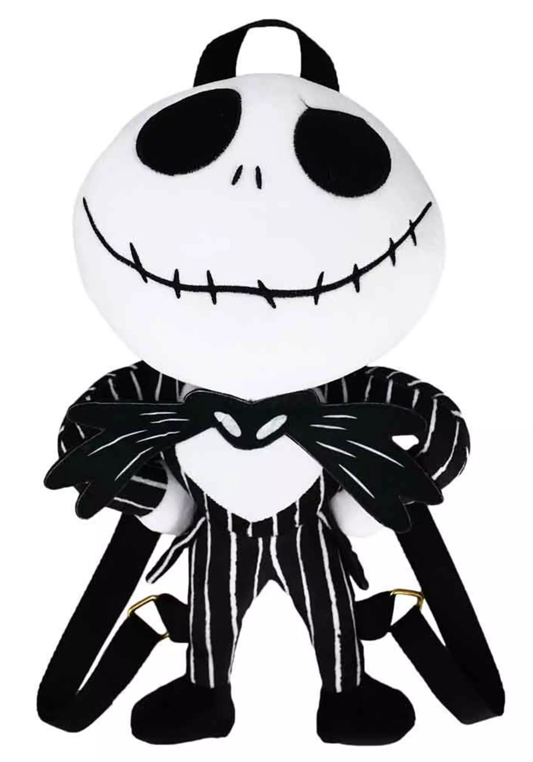 Bioworld Merchandising / Independent Sales Nightmare Before Christmas Jack Skellington Plush Mini Backpack 1 Bioworld Merchandising / Independent Sales Nightmare Before Christmas Jack Skellington Plush Mini Backpack