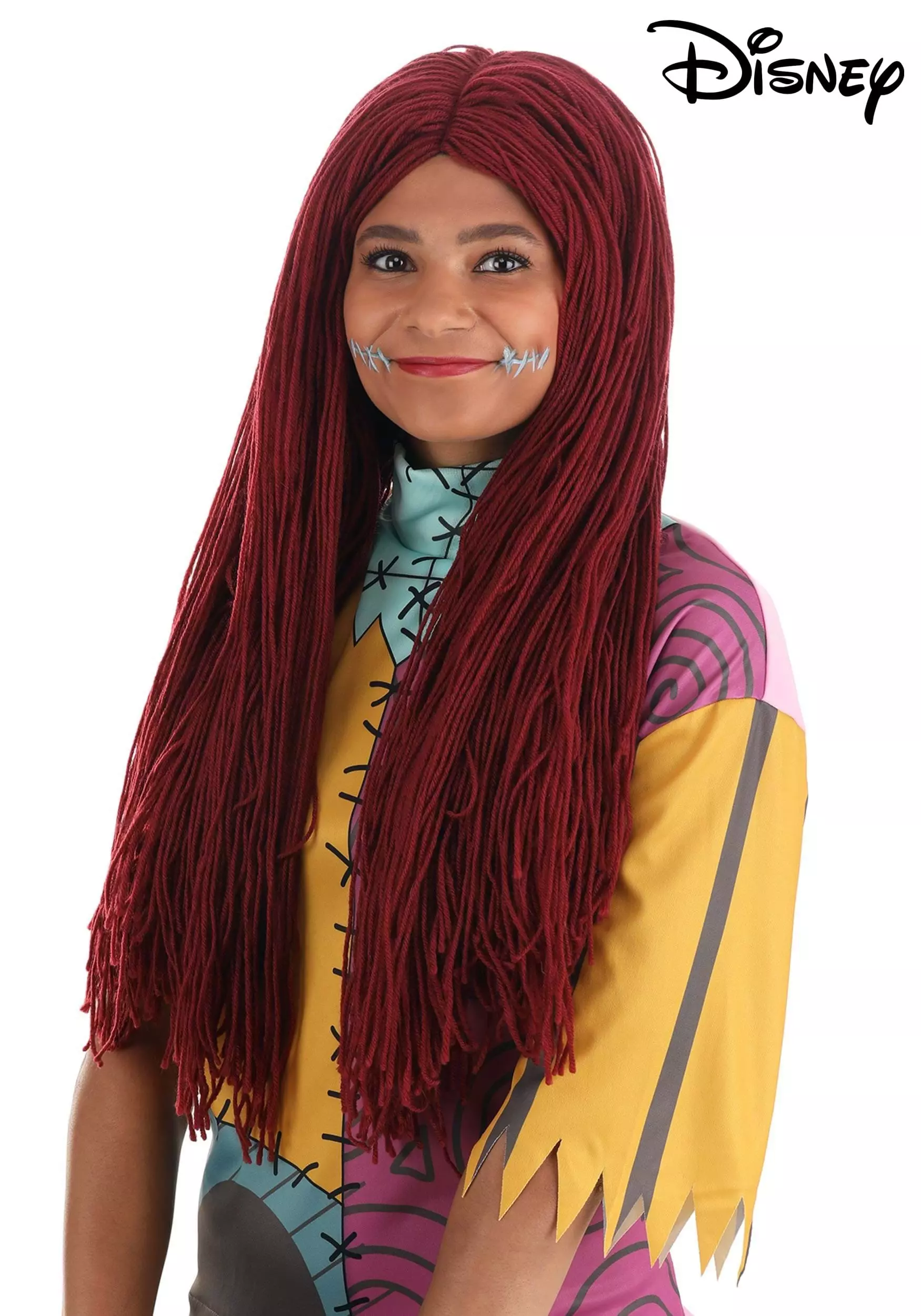 Elope Disney Nightmare Before Christmas Sally Wig Costume Accessory 1 Elope Disney Nightmare Before Christmas Sally Wig Costume Accessory