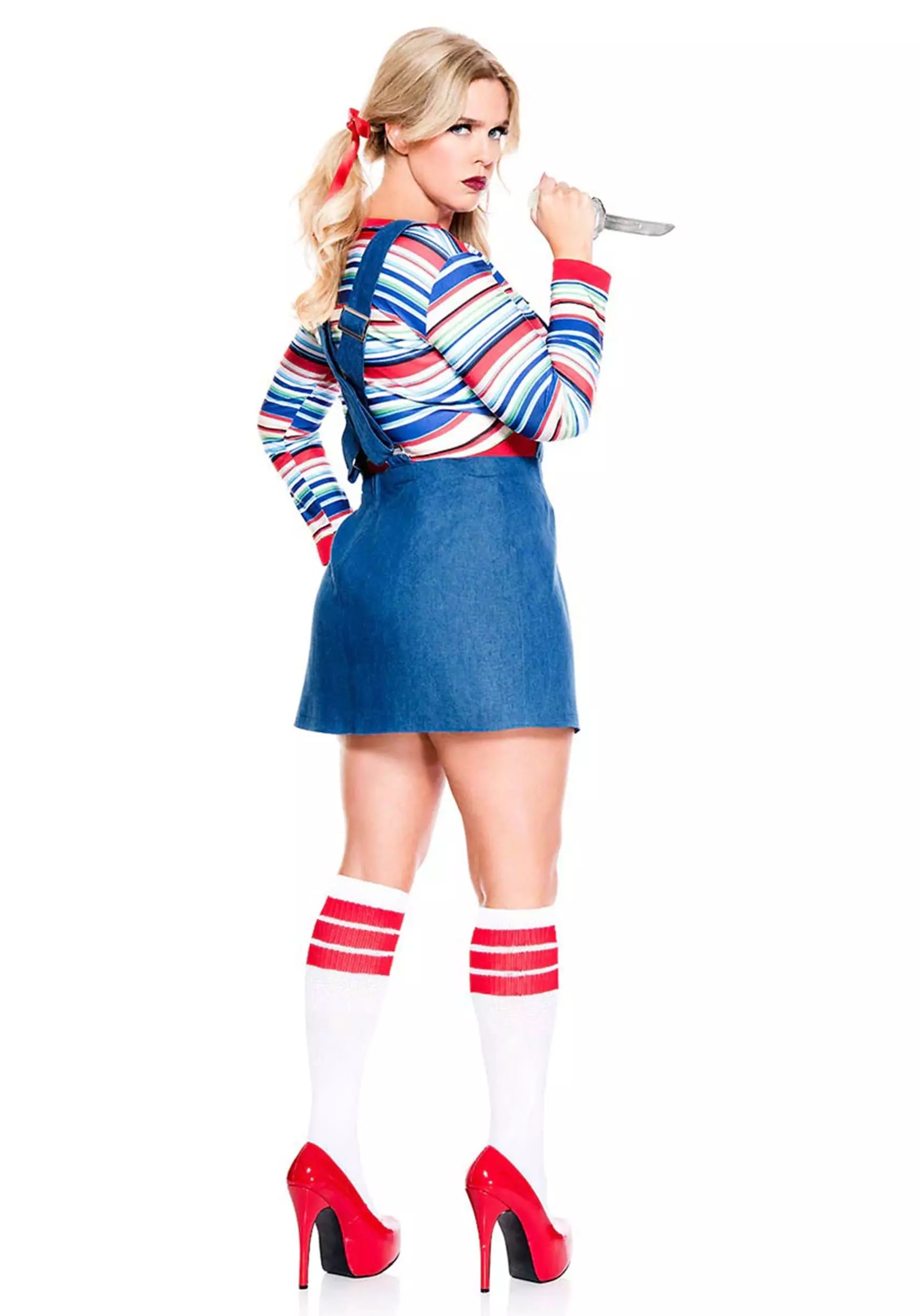 MUSIC LEGS Nightmare Killer Doll Costume For Women 2 MUSIC LEGS Nightmare Killer Doll Costume For Women - Image 2