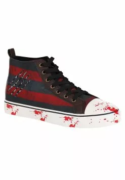 Ground Up Adult Nightmare On Elm Street Freddy Krueger Sneakers 12 Ground Up Adult Nightmare On Elm Street Freddy Krueger Sneakers -Scary Costumes store nightmare on elm street freddy krueger adult sneakers alt 2