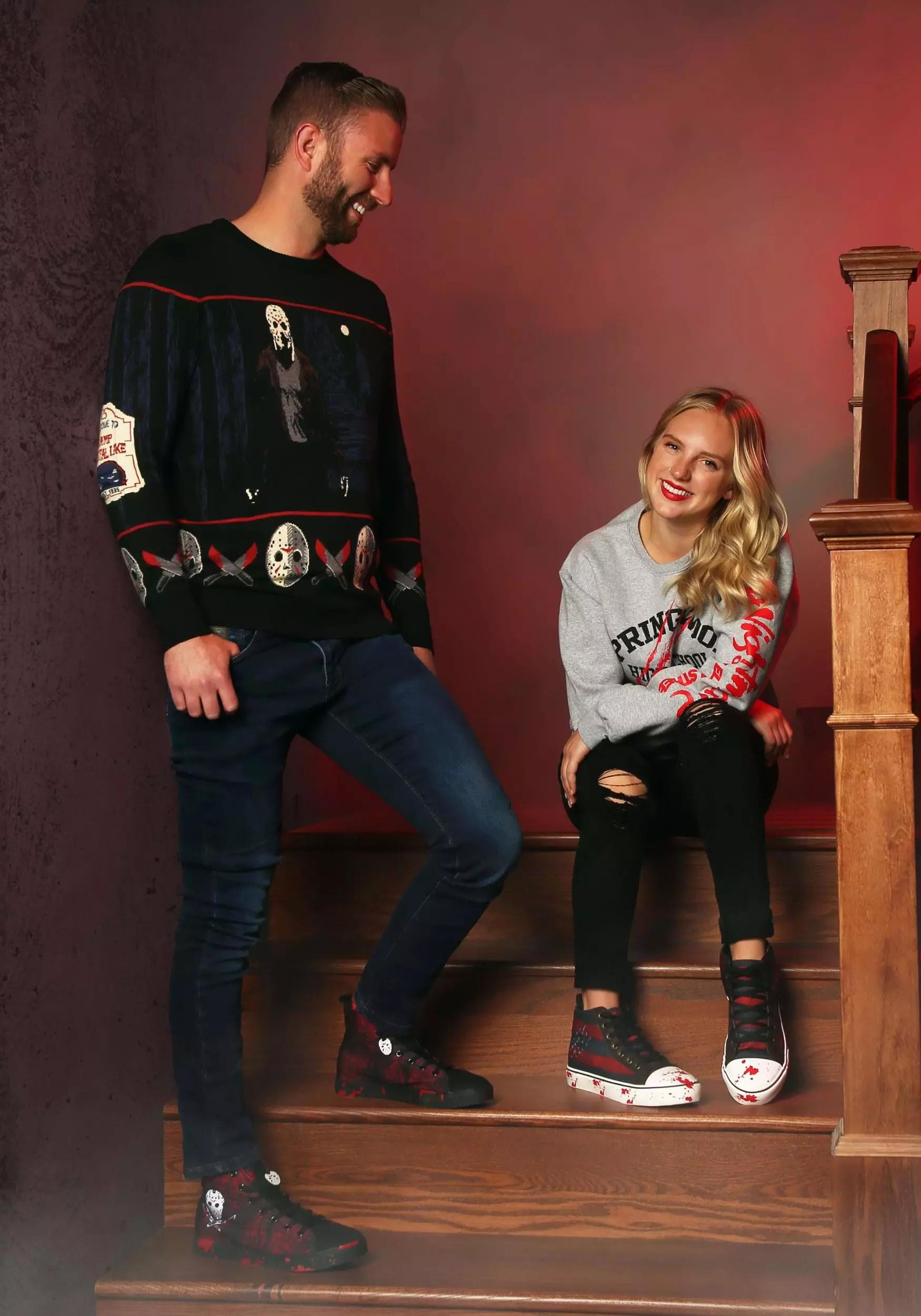 Ground Up Adult Nightmare On Elm Street Freddy Krueger Sneakers 10 Ground Up Adult Nightmare On Elm Street Freddy Krueger Sneakers - Image 10