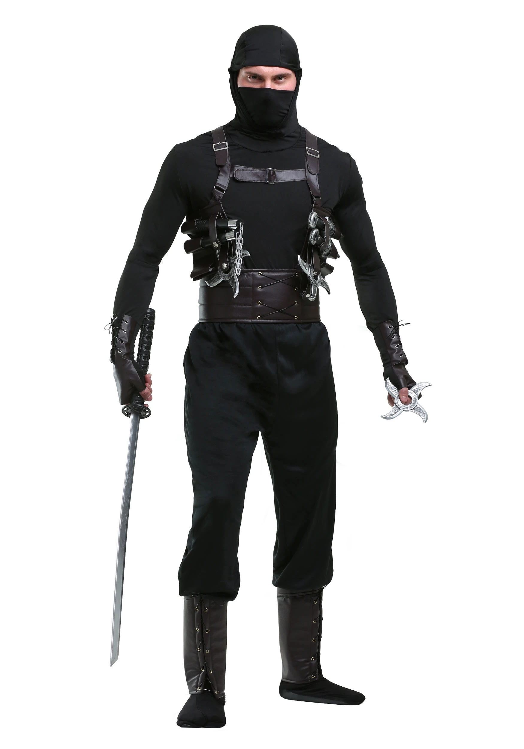 Fun Costumes Ninja Assassin Men's Costume 1 Fun Costumes Ninja Assassin Men's Costume