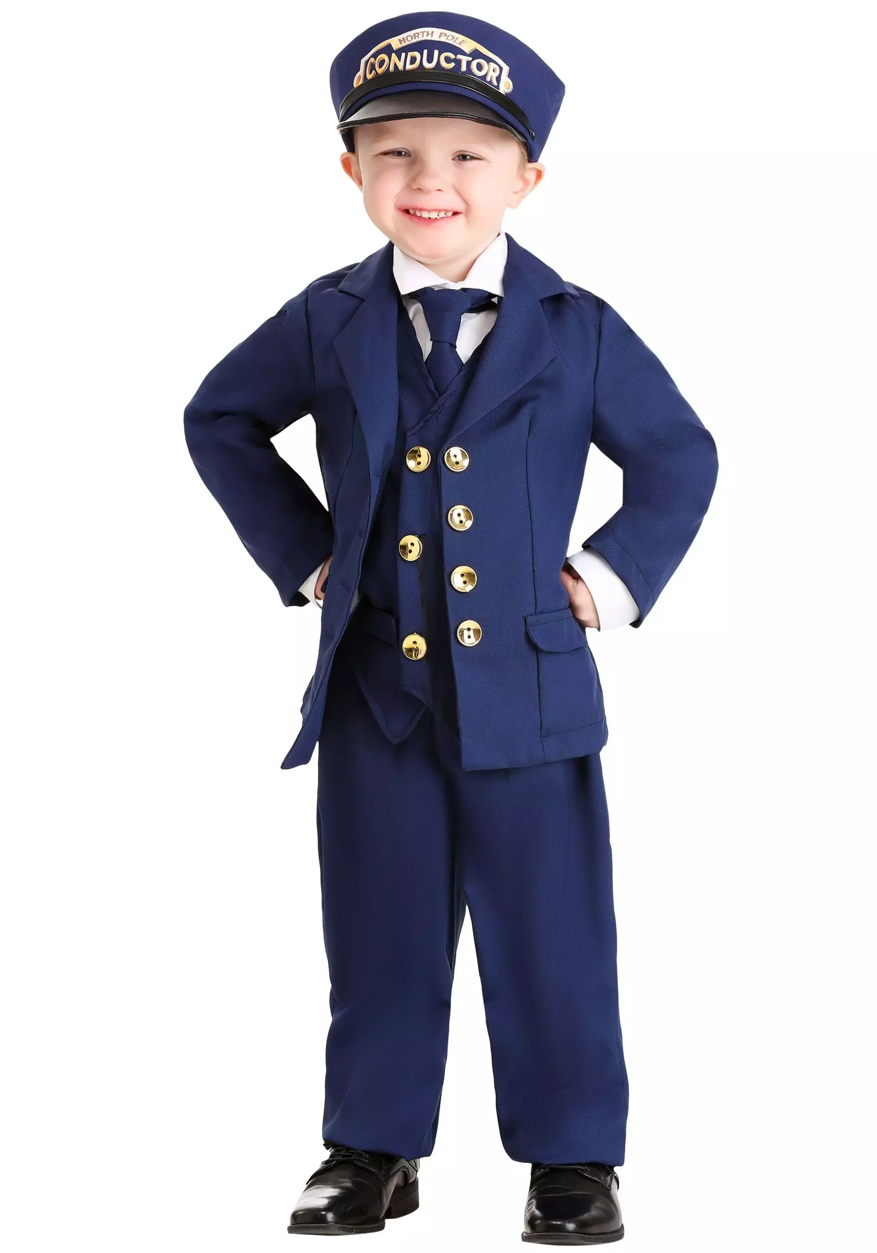 Fun Costumes North Pole Train Conductor Toddler Costume For Boys 1 Fun Costumes North Pole Train Conductor Toddler Costume For Boys