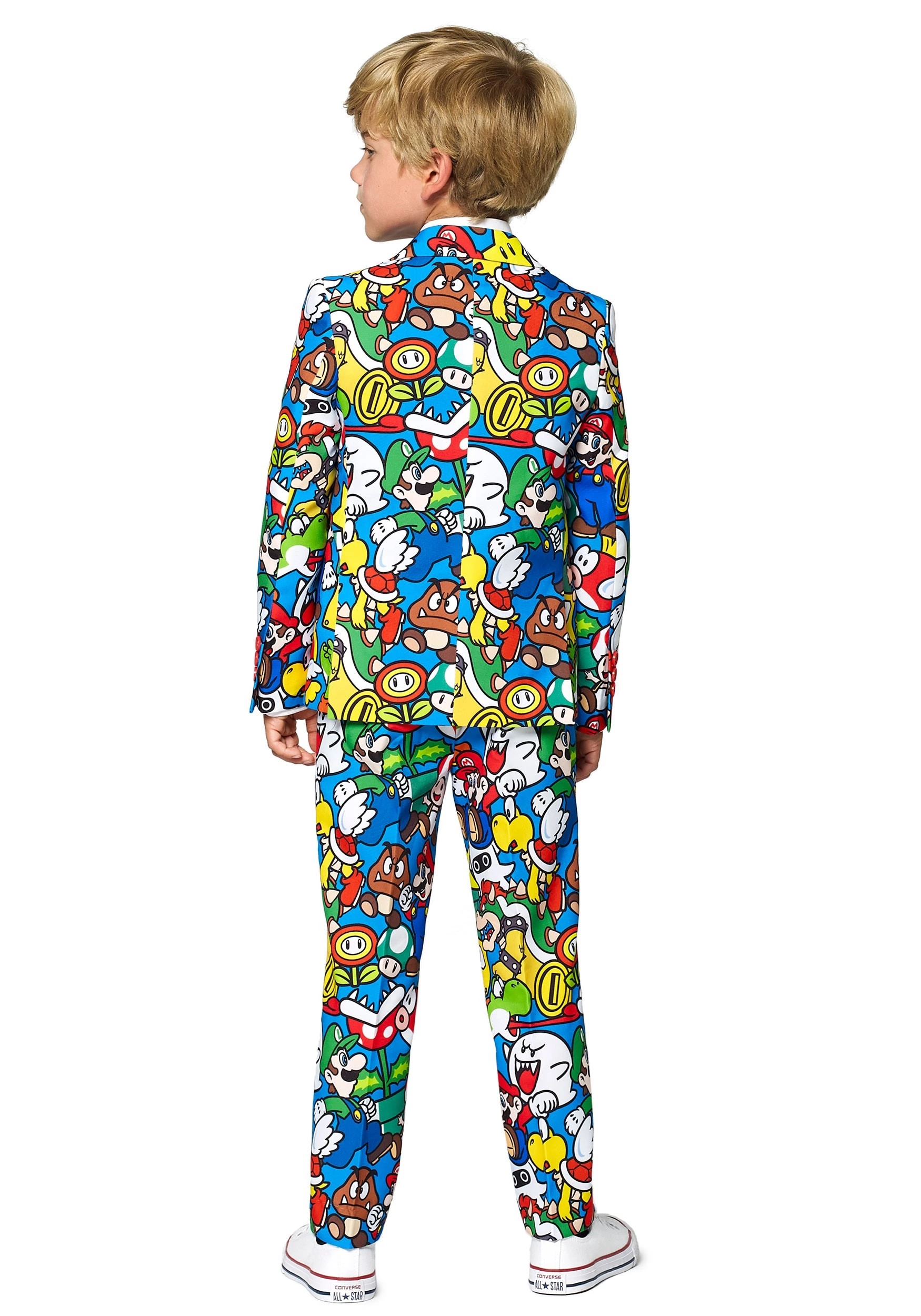 Opposuits Opposuit Super Mario Boy's Suit 2 Opposuits Opposuit Super Mario Boy's Suit - Image 2