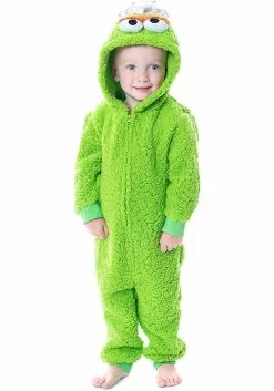 MJC International Sesame Street Oscar The Grouch Toddler Union Suit
