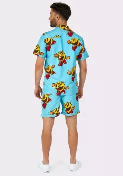 Opposuits Pac-Man Waka Waka Swimsuit & Shirt For Men -Scary Costumes store pac man mens waka waka swimsuit and shirt alt 2
