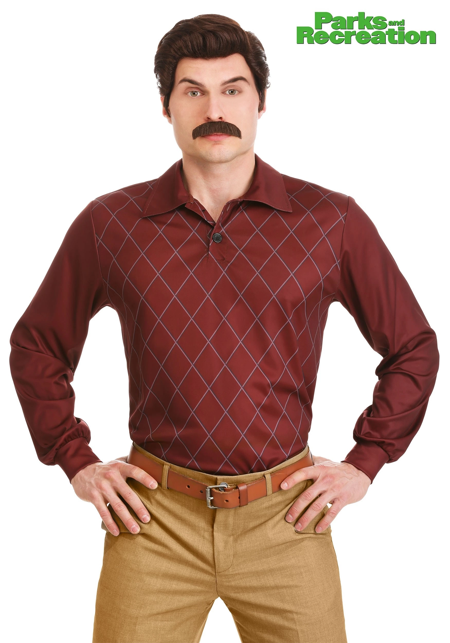 Partytime Costume & Lingerie (Yiwu) Factory Parks And Recreation Plus Size Ron Swanson Costume 2 Partytime Costume & Lingerie (Yiwu) Factory Parks And Recreation Plus Size Ron Swanson Costume - Image 2
