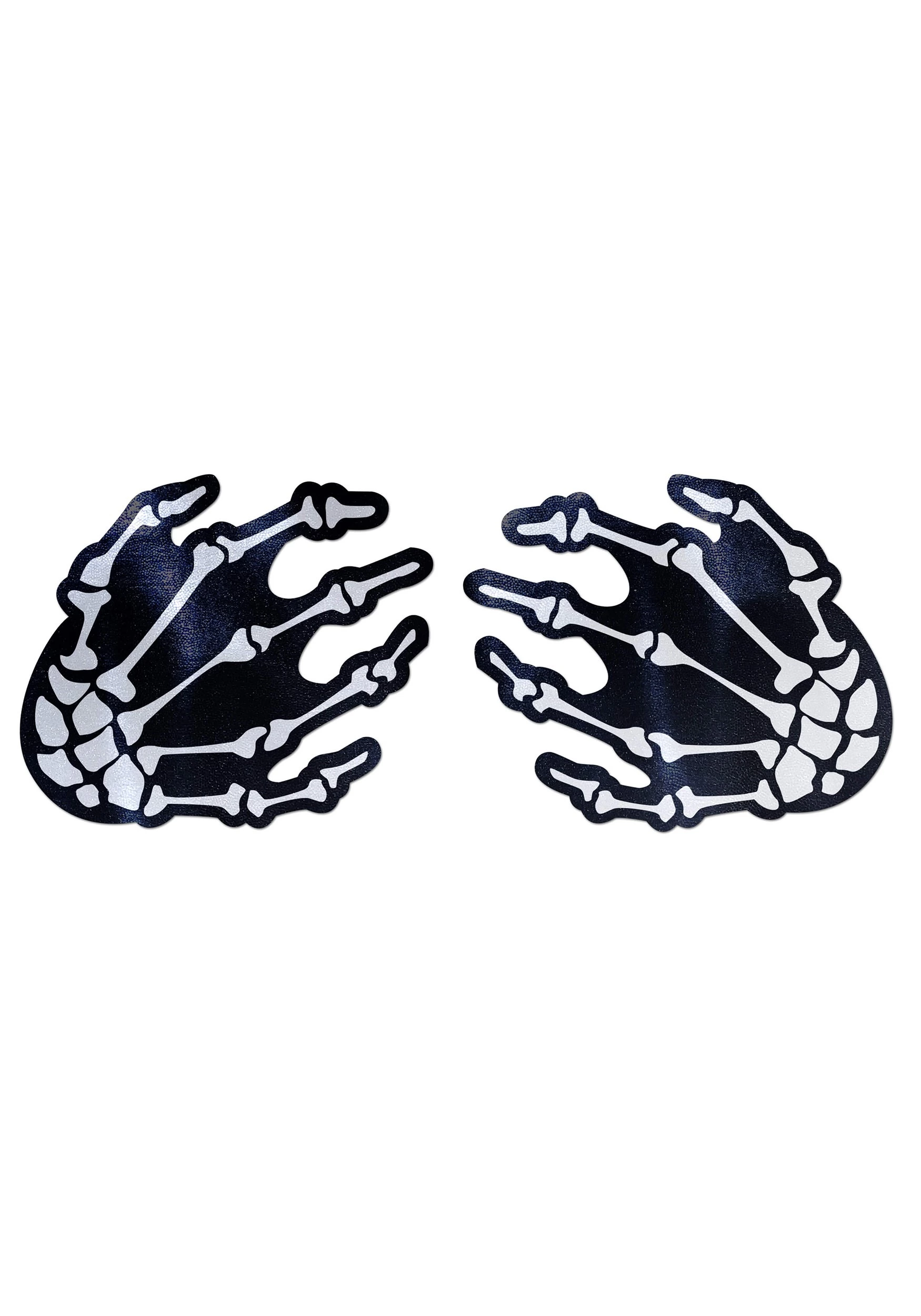 Pastease Skeleton Hands Adult Pasties 1 Pastease Skeleton Hands Adult Pasties