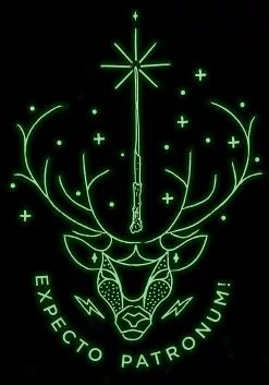 Elope Harry Potter Patronus Glow Knit Scarf 6 Elope Harry Potter Patronus Glow Knit Scarf -Scary Costumes store patronus glow knit scarf alt 2