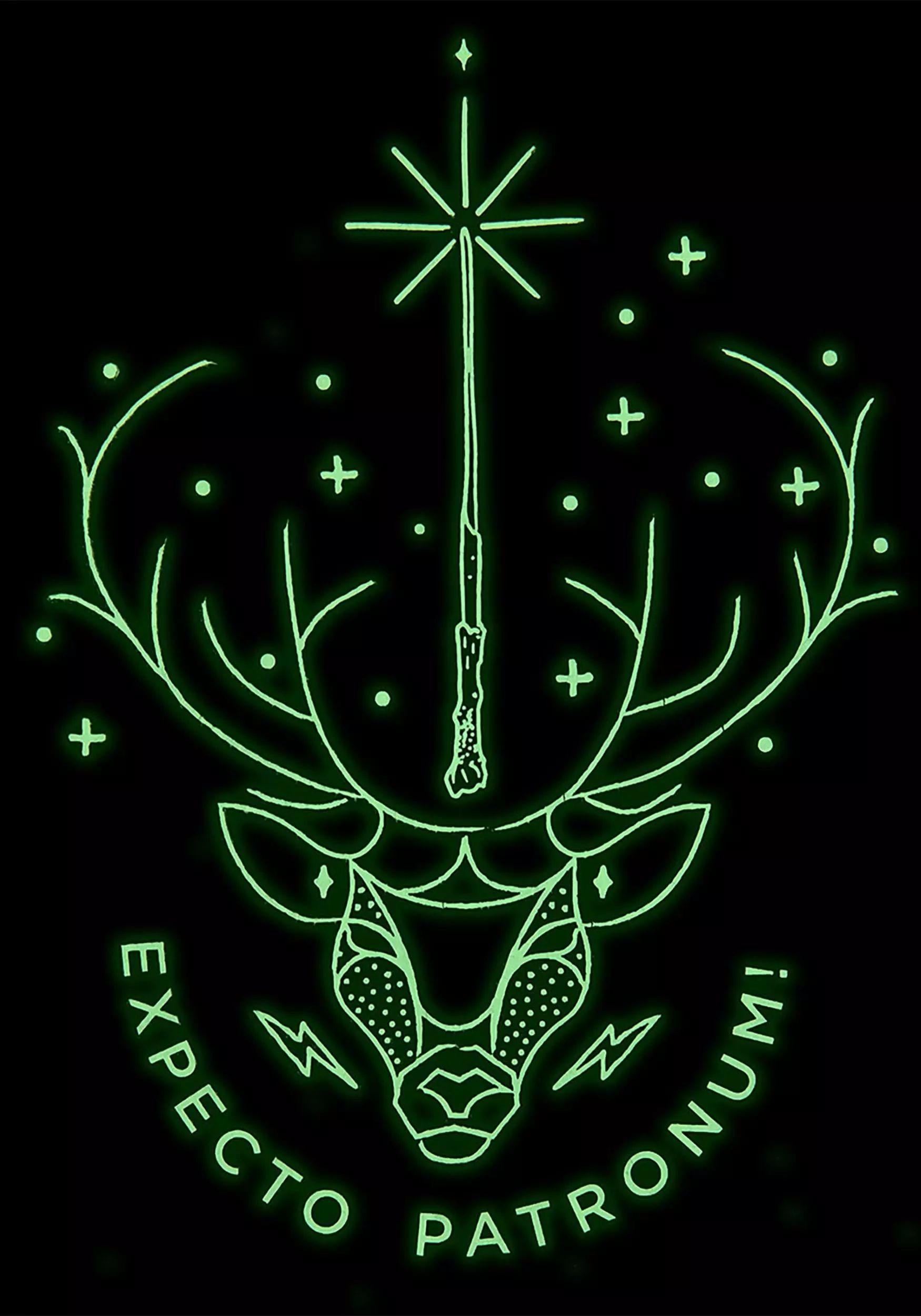 Elope Harry Potter Patronus Glow Knit Scarf 3 Elope Harry Potter Patronus Glow Knit Scarf - Image 3