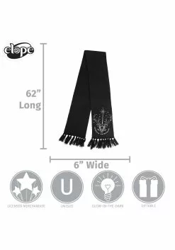 Elope Harry Potter Patronus Glow Knit Scarf 7 Elope Harry Potter Patronus Glow Knit Scarf -Scary Costumes store patronus glow knit scarf alt 3