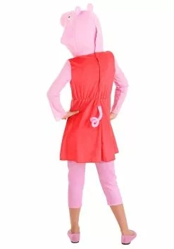 Disguise Limited Peppa Pig Girl's Long Sleeve Costume -Scary Costumes store peppa pig girls long sleeve costume alt 1