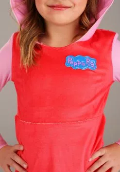 Disguise Limited Peppa Pig Girl's Long Sleeve Costume -Scary Costumes store peppa pig girls long sleeve costume alt 3