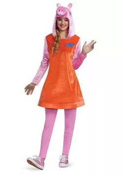 Disguise Women's Peppa Pig Mummy Pig Deluxe Costume