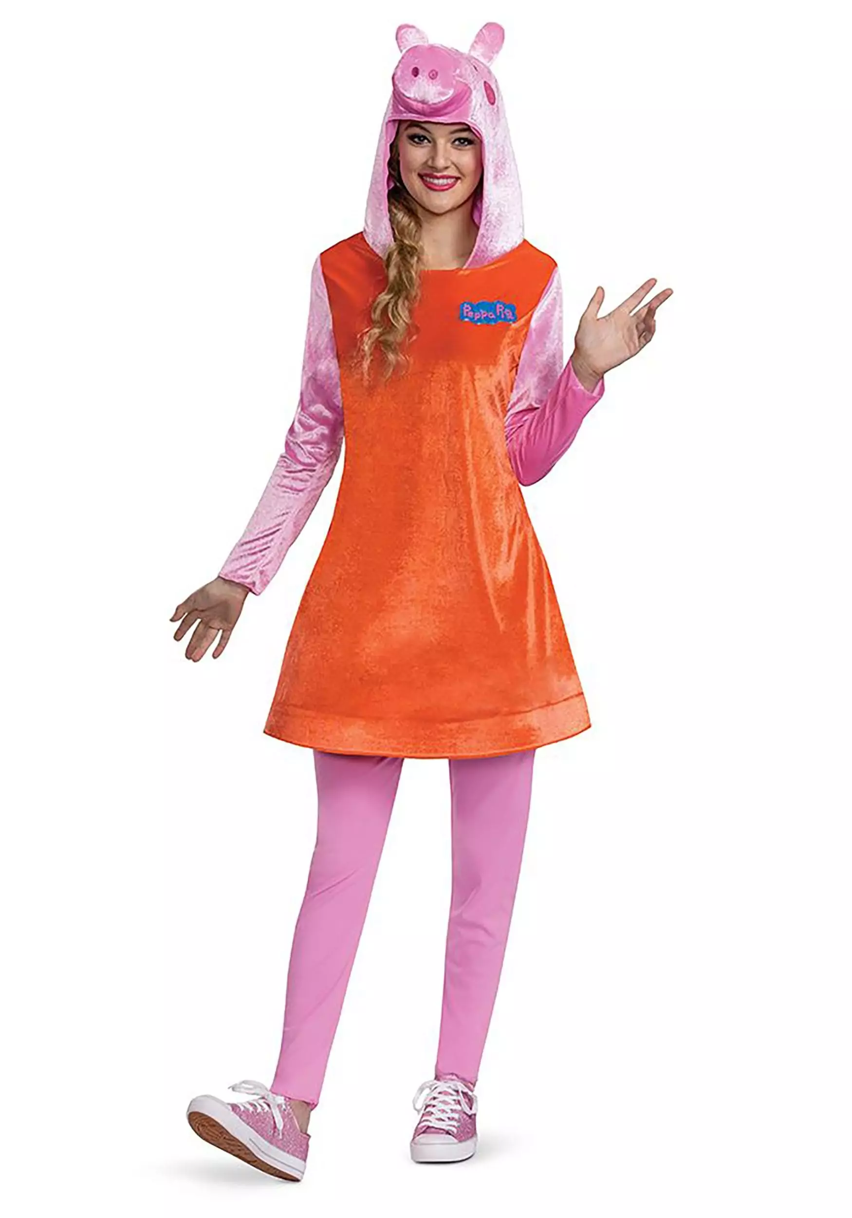 Disguise Women's Peppa Pig Mummy Pig Deluxe Costume 1 Disguise Women's Peppa Pig Mummy Pig Deluxe Costume