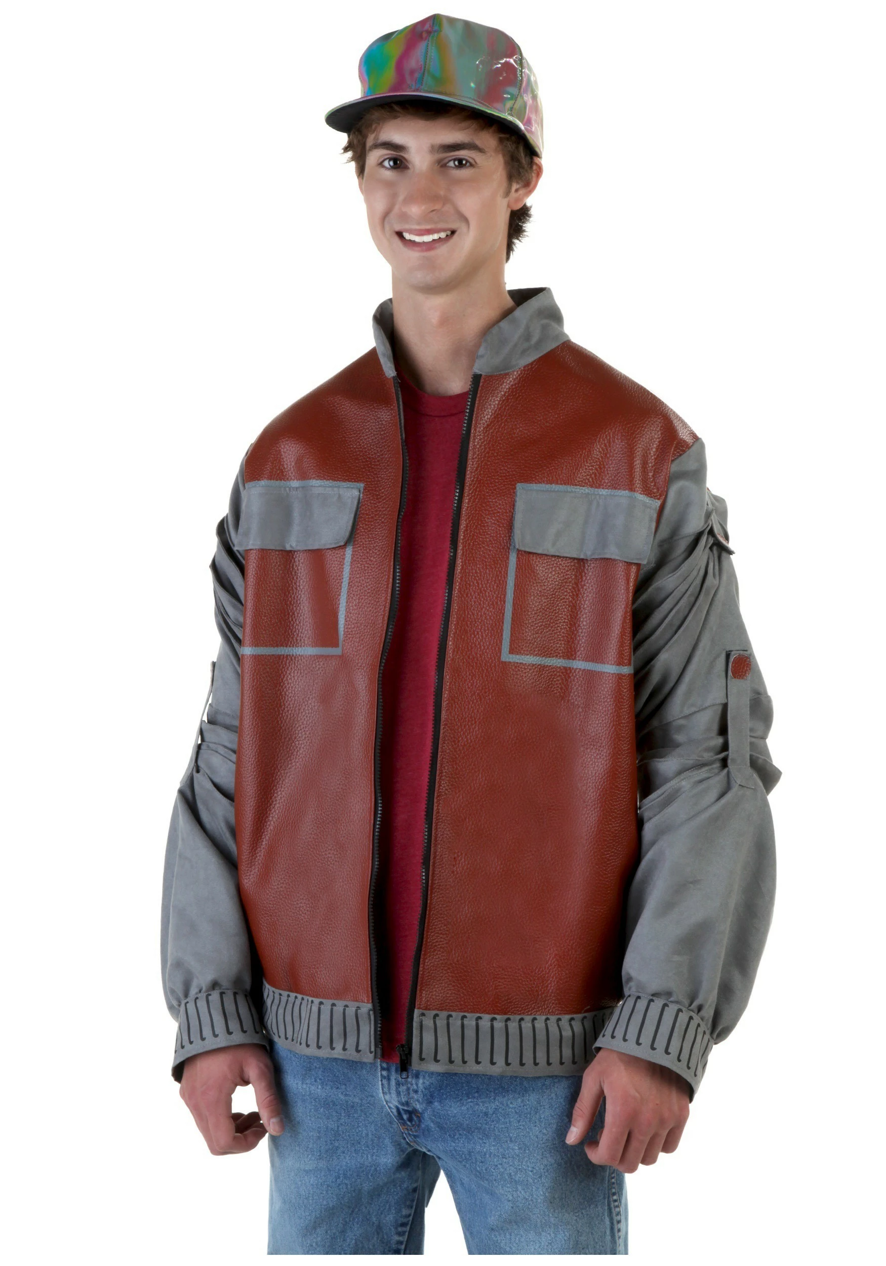 Seasons (HK) Ltd. Plus Size Back To The Future II Marty McFly Jacket Costume 1 Seasons (HK) Ltd. Plus Size Back To The Future II Marty McFly Jacket Costume