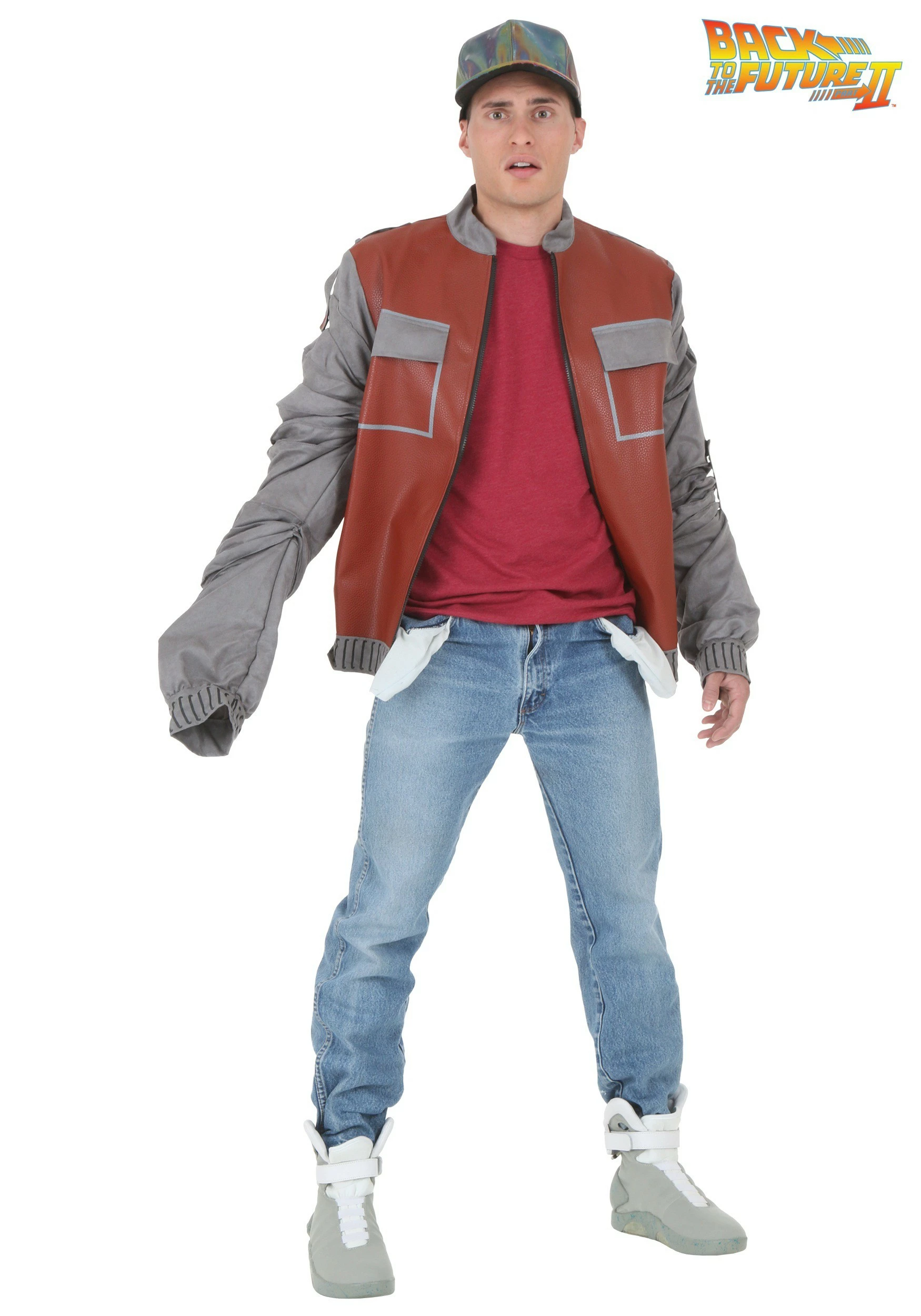 Seasons (HK) Ltd. Plus Size Back To The Future II Marty McFly Jacket Costume 2 Seasons (HK) Ltd. Plus Size Back To The Future II Marty McFly Jacket Costume - Image 2