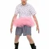 Fun Costumes Plus Size Ace Ventura Tutu Costume For Men