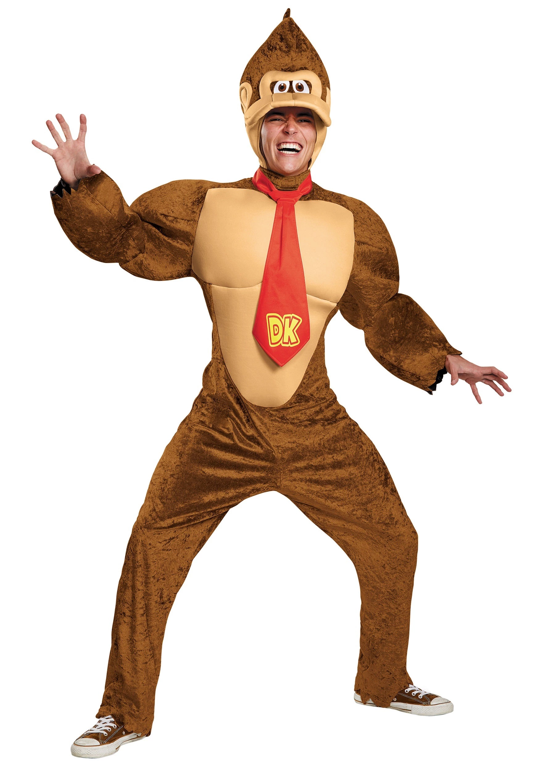 Disguise Plus Size Adult Deluxe Donkey Kong Costume 1 Disguise Plus Size Adult Deluxe Donkey Kong Costume