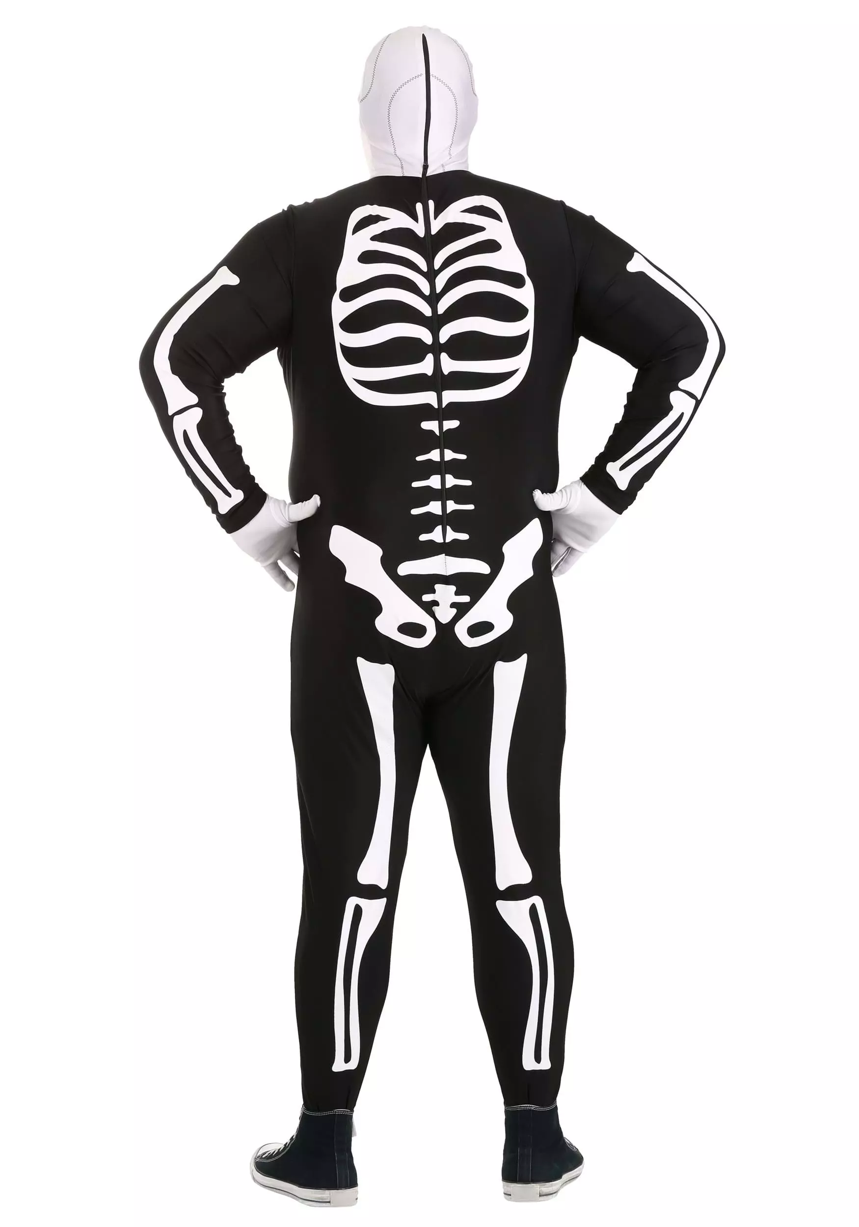 Fun Costumes Plus Size Authentic Karate Kid Skeleton Suit For Adults 2 Fun Costumes Plus Size Authentic Karate Kid Skeleton Suit For Adults - Image 2