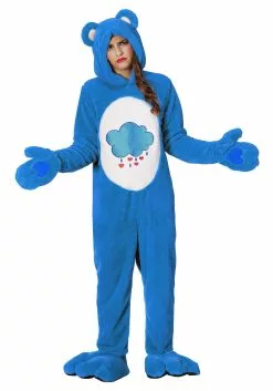 Fun Costumes Care Bears Deluxe Grumpy Bear Plus Size Costume -Scary Costumes store plus size care bears deluxe grumpy bear costume alt 2