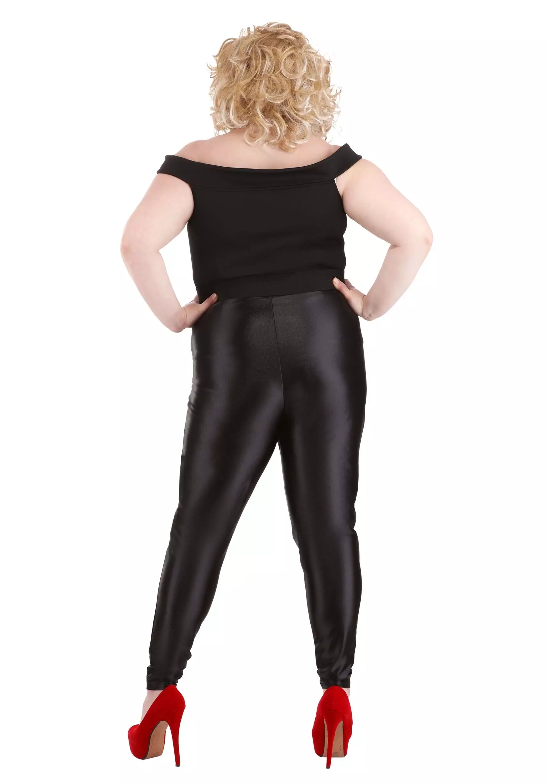 Fun Costumes Plus Size Women's Deluxe Grease Bad Sandy Costume 2 Fun Costumes Plus Size Women's Deluxe Grease Bad Sandy Costume - Image 2