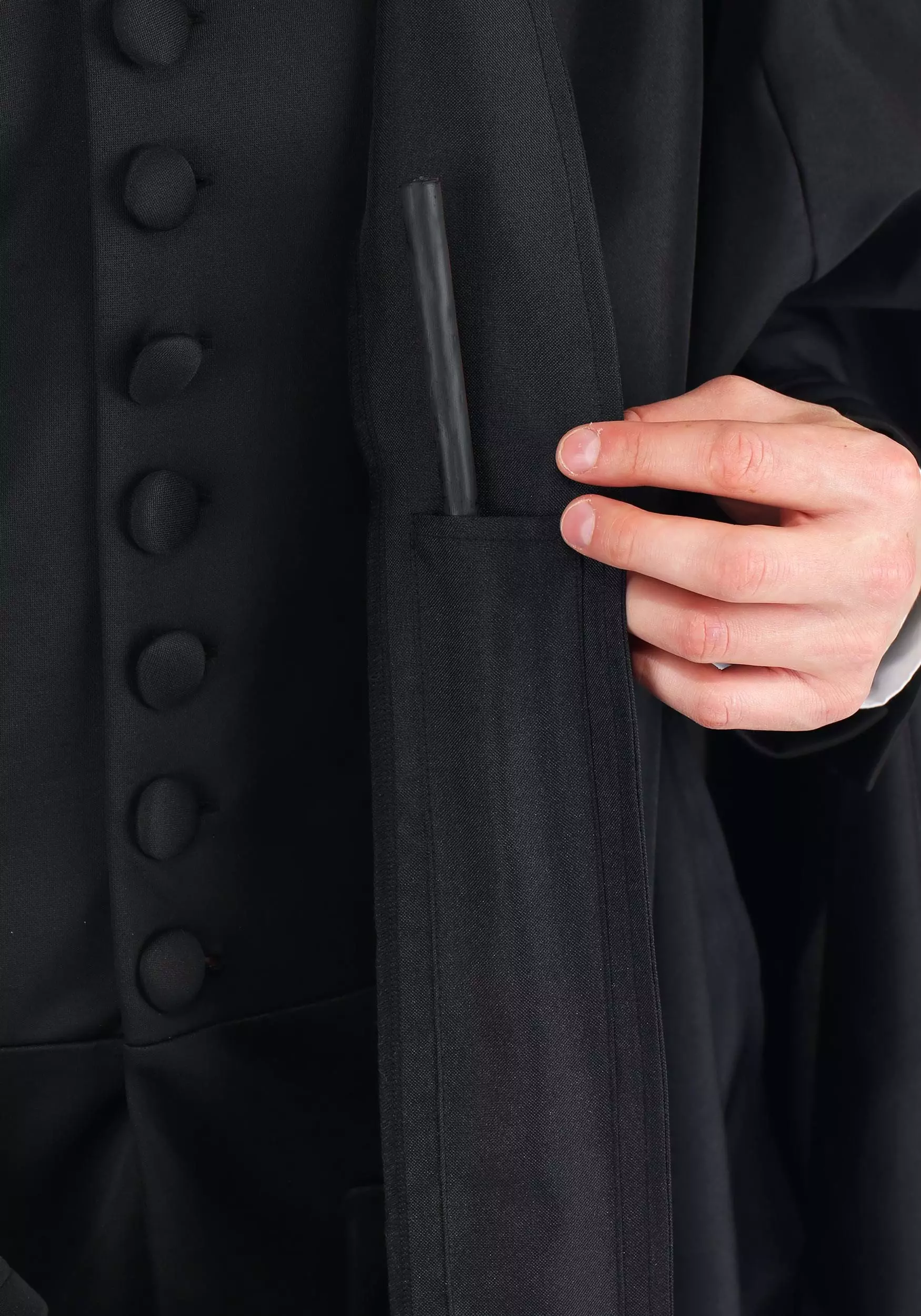 Jerry Leigh Deluxe Harry Potter Snape Plus Size Costume 2 Jerry Leigh Deluxe Harry Potter Snape Plus Size Costume - Image 2