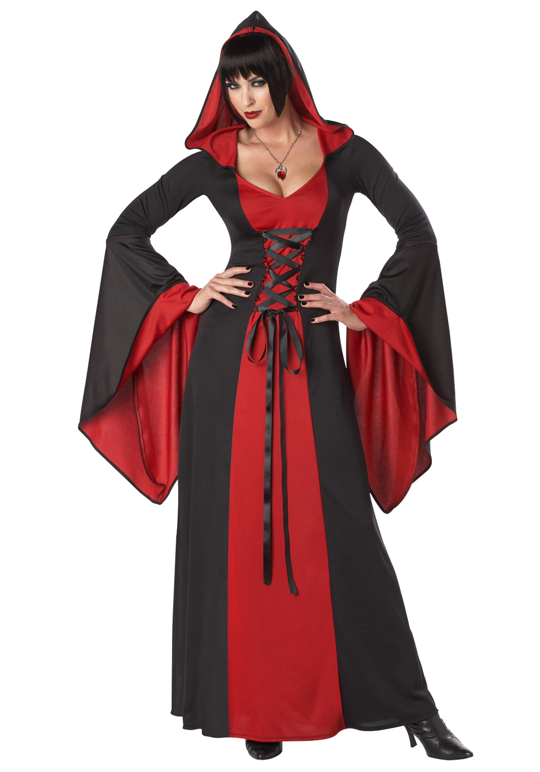 California Costume Collection Plus Size Deluxe Hooded Robe Costume 1 California Costume Collection Plus Size Deluxe Hooded Robe Costume