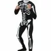 Fun Costumes Plus Size Adult Karate Kid Skeleton Suit Costume