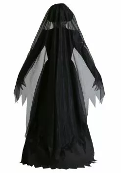 Fun Costumes Lady In Black Plus Size Ghost Costume -Scary Costumes store plus size lady in black ghost costume 3 1
