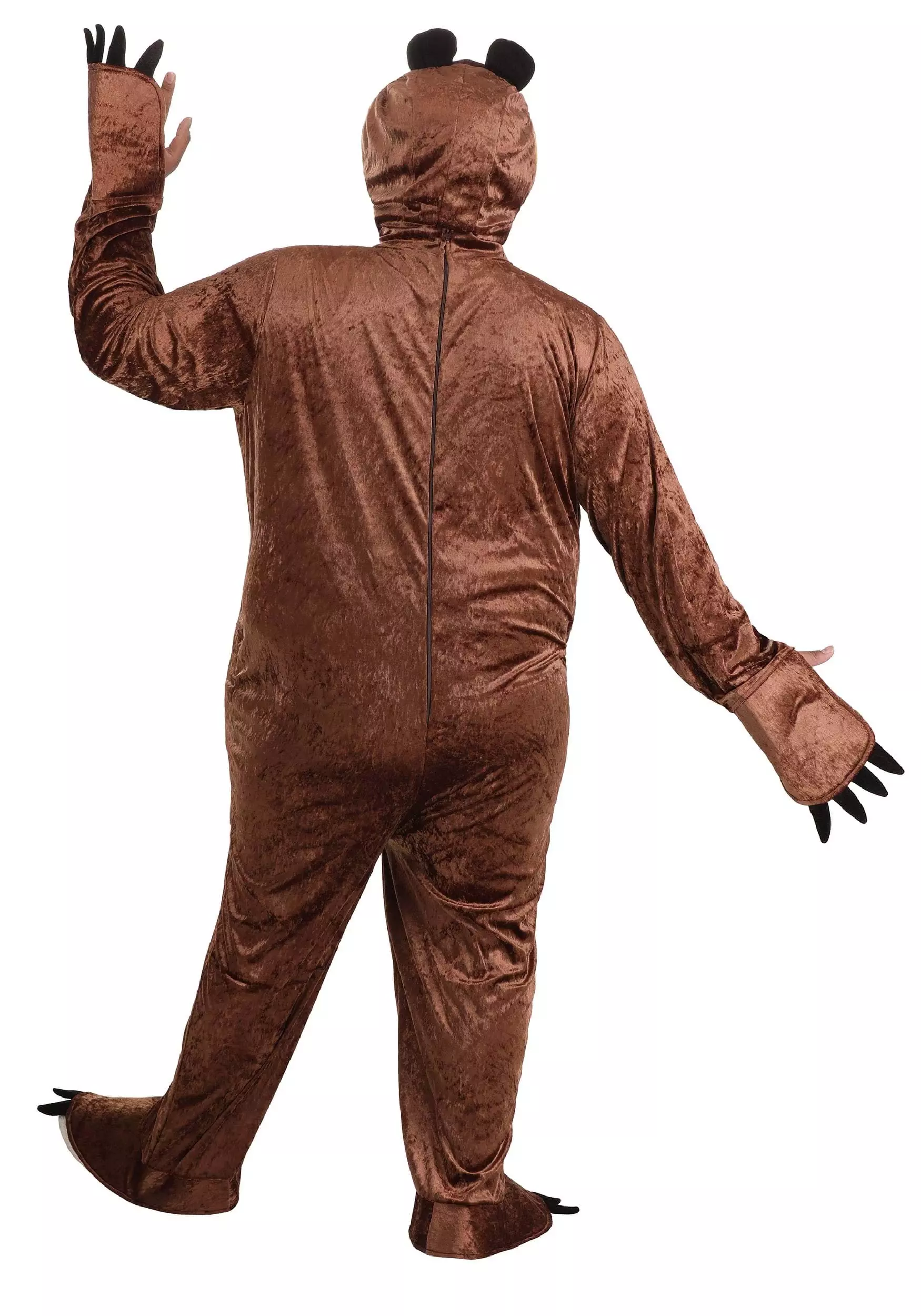 Fun Costumes Plus Size Masha And The Bear Bear Costume For Men 2 Fun Costumes Plus Size Masha And The Bear Bear Costume For Men - Image 2