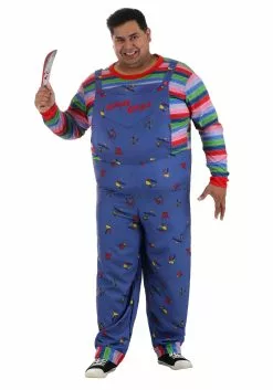 Jerry Leigh Child's Play Plus Size Chucky Costume For Men