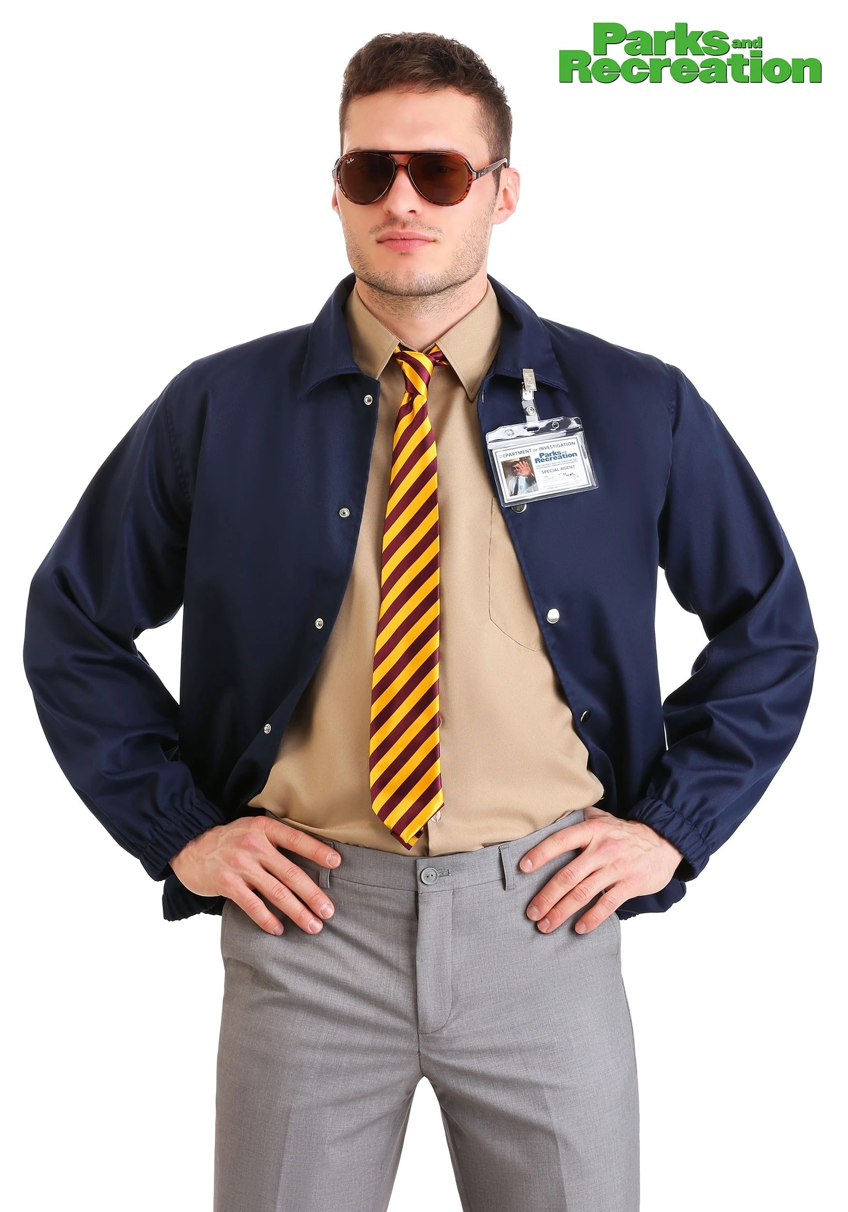 Boloparty Parks And Recreation Plus Size Burt Macklin Costume 1 Boloparty Parks And Recreation Plus Size Burt Macklin Costume