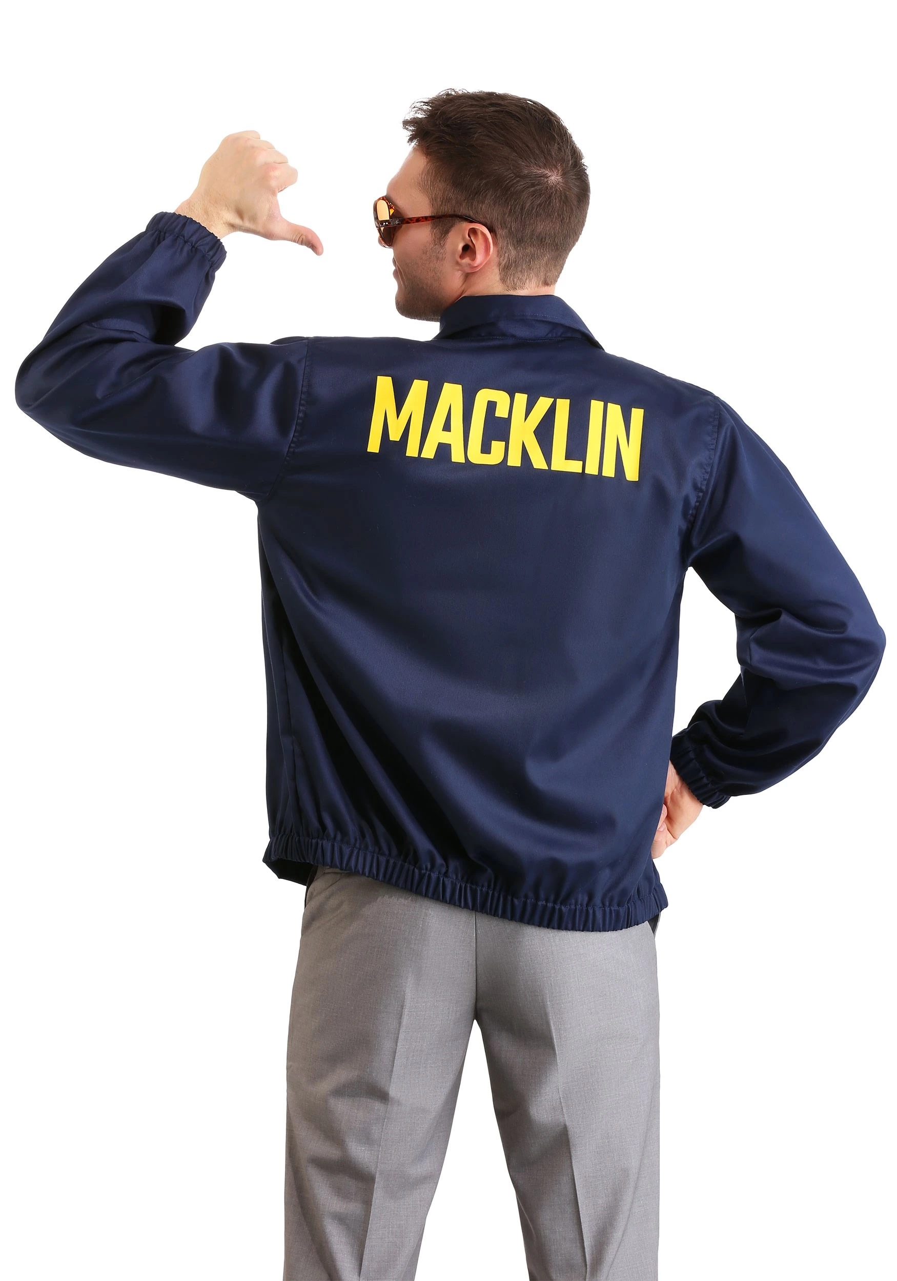 Boloparty Parks And Recreation Plus Size Burt Macklin Costume 2 Boloparty Parks And Recreation Plus Size Burt Macklin Costume - Image 2