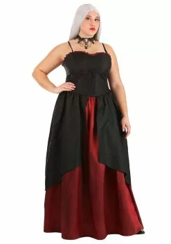 Armada Plus Size Ravishing Vampire Costume For Women 10 Armada Plus Size Ravishing Vampire Costume For Women -Scary Costumes store plus size ravishing vampire costume alt 2