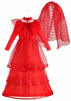 Fun Costumes Red Plus Size Gothic Wedding Dress Costume 17 Fun Costumes Red Plus Size Gothic Wedding Dress Costume -Scary Costumes store plus size red gothic wedding dress costume alt8