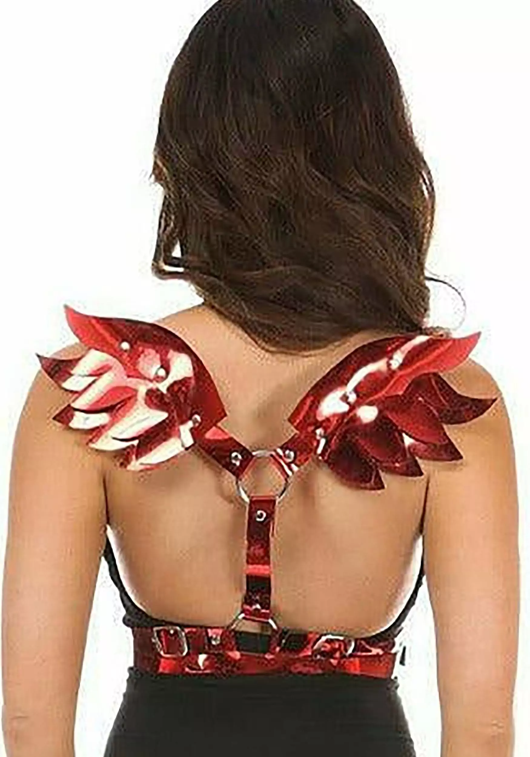 Daisy Corsets Women's Plus Size Red Metallic Devil Wings 1 Daisy Corsets Women's Plus Size Red Metallic Devil Wings