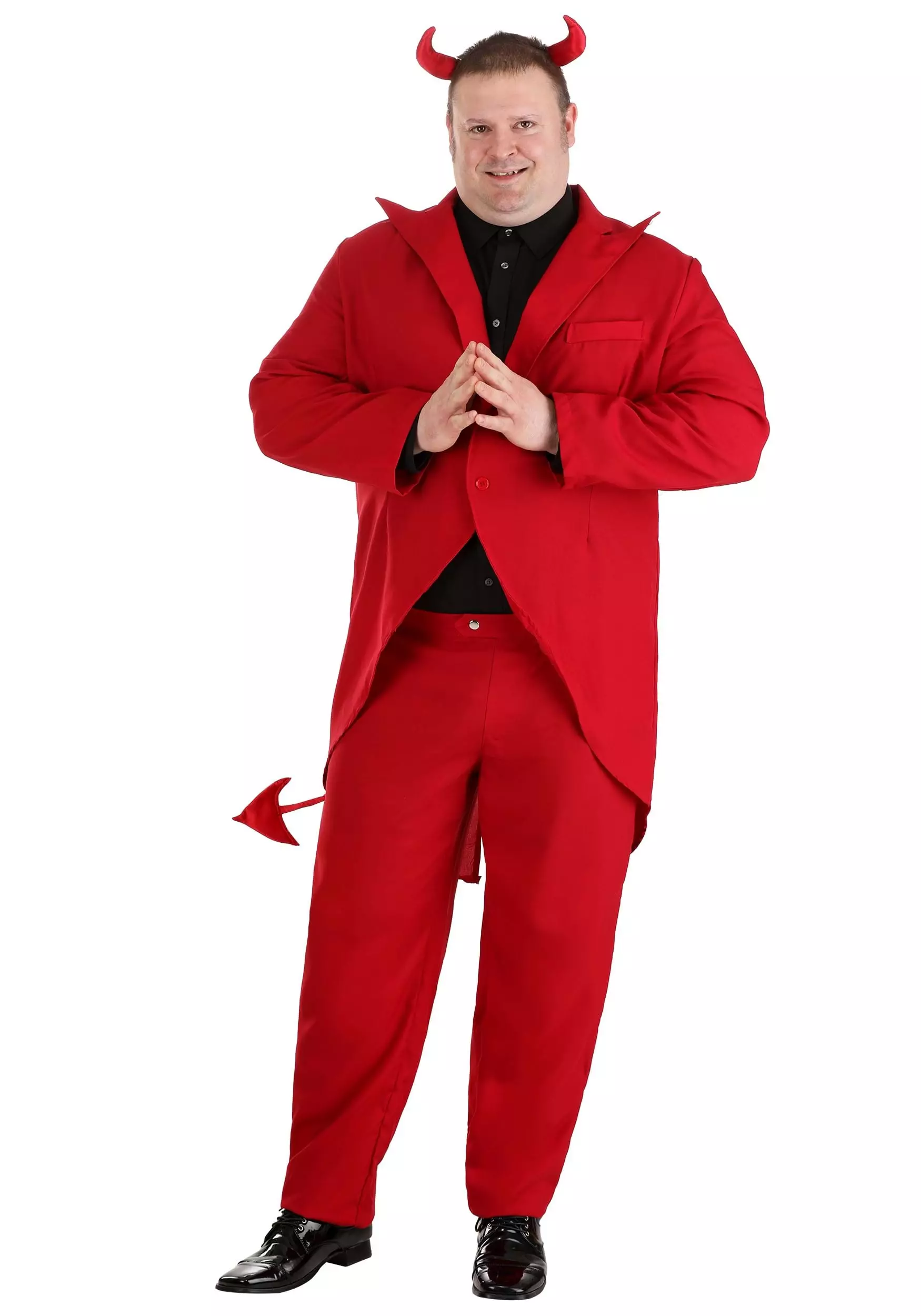 Fun Costumes Plus Size Red Suit Devil Costume 5 Fun Costumes Plus Size Red Suit Devil Costume - Image 5