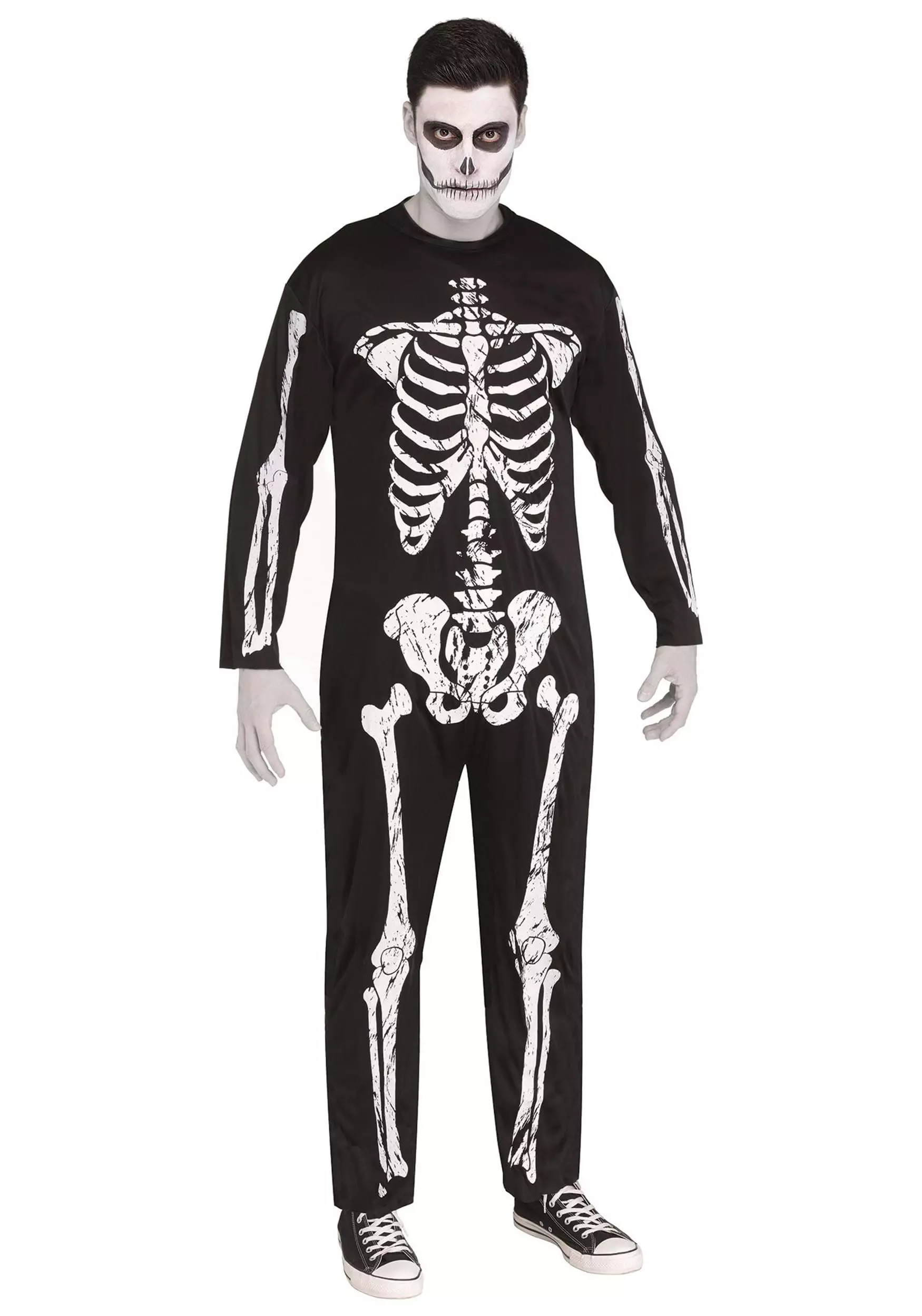 Fun World Plus Size Scary Skeleton Costume 1 Fun World Plus Size Scary Skeleton Costume