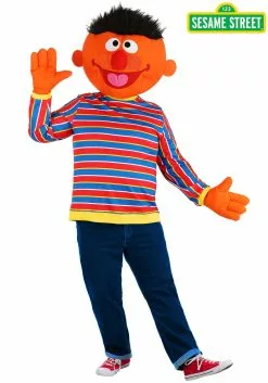 Fun Costumes Plus Size Sesame Street Ernie Mascot Costume For Men