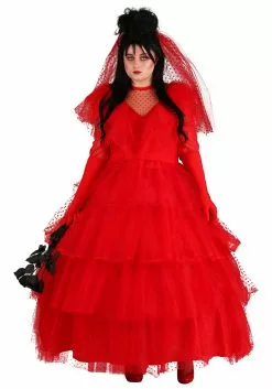 Fun Costumes Plus Size Red Wedding Dress For Women