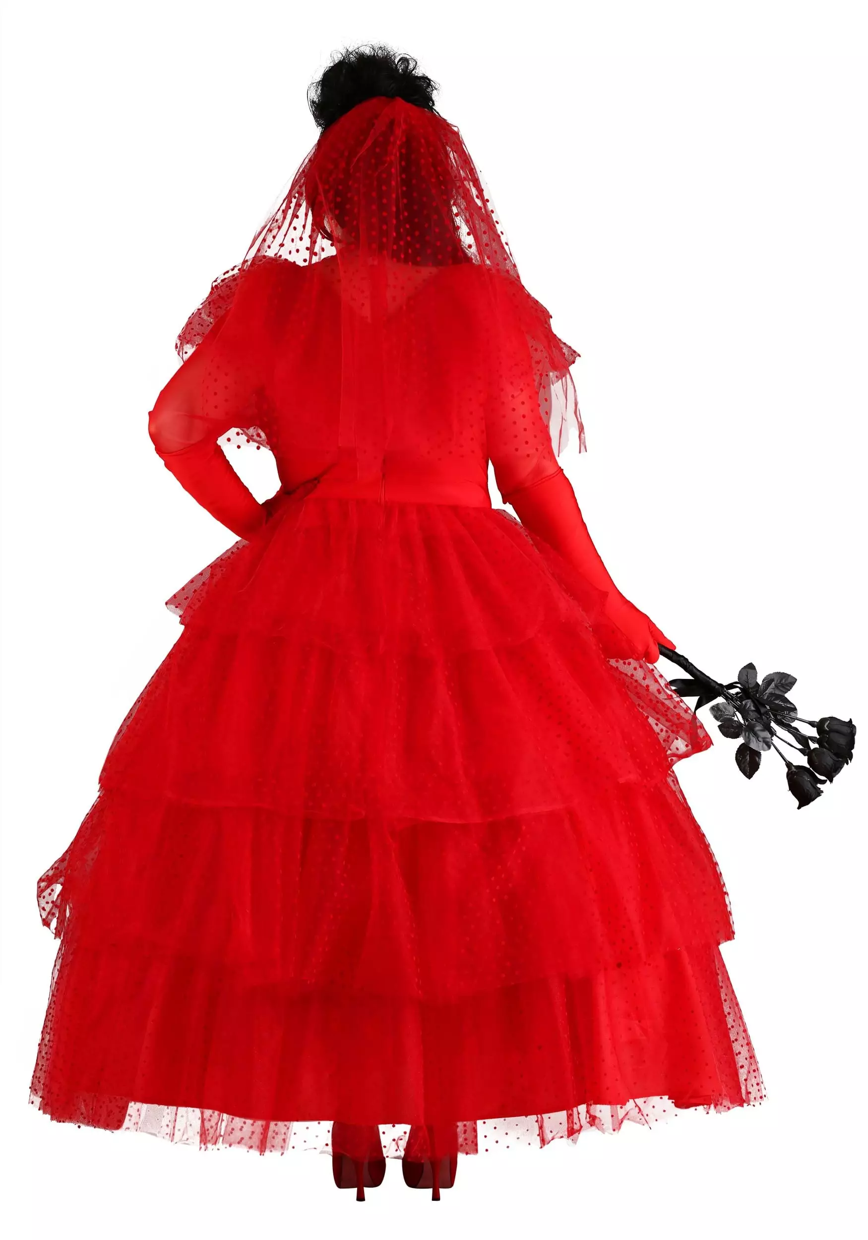 Fun Costumes Plus Size Red Wedding Dress For Women 2 Fun Costumes Plus Size Red Wedding Dress For Women - Image 2