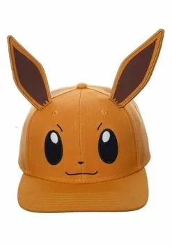 Bioworld Merchandising / Independent Sales Pokemon 3D Cosplay Eevee Pre-Curved Snapback Hat