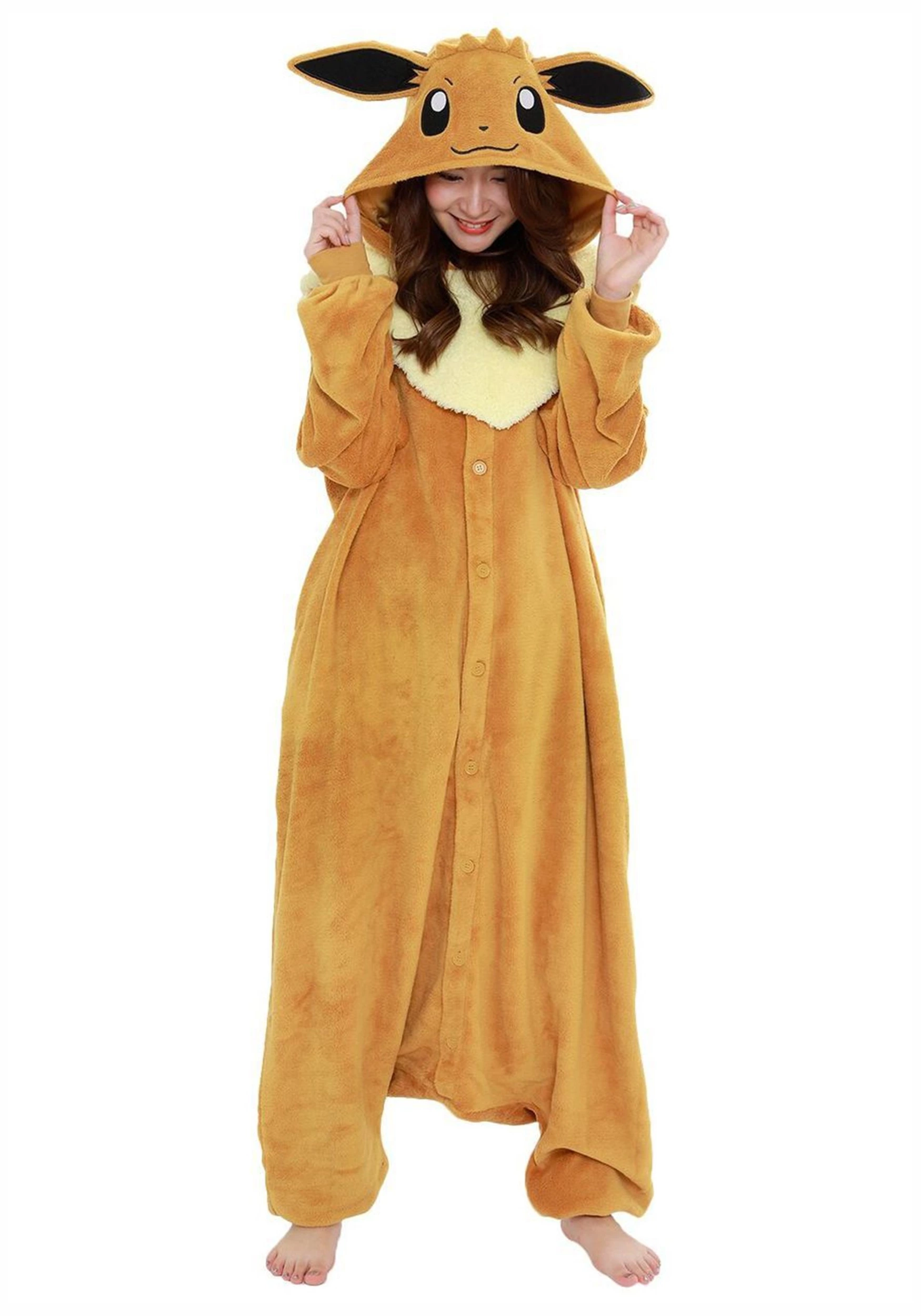 Sazac Pokémon Adult Eevee Kigurumi 1 Sazac Pokémon Adult Eevee Kigurumi