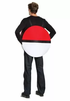 Disguise Pokémon Adult Poké Ball Classic Costume -Scary Costumes store pokemon adult pokeball classic costume alt 2