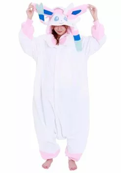 Sazac Adult Pokémon Sylveon Kigurumi -Scary Costumes store pokemon adult sylveon kigurumi alt 2